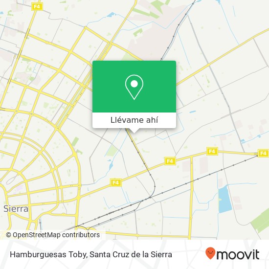 Mapa de Hamburguesas Toby