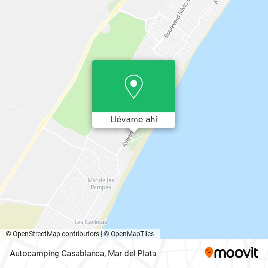 Mapa de Autocamping Casablanca