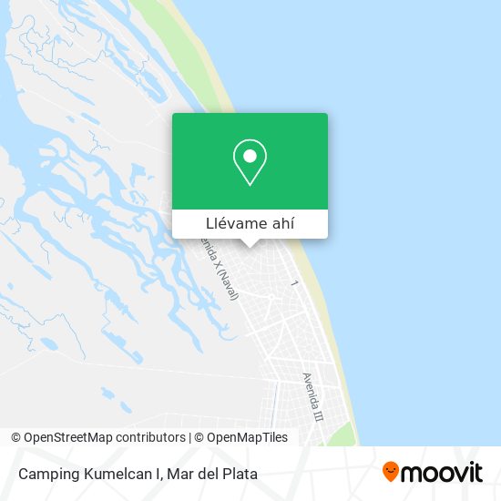 Mapa de Camping Kumelcan I