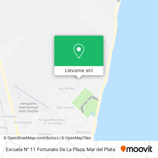 Mapa de Escuela N° 11 Fortunato De La Plaza