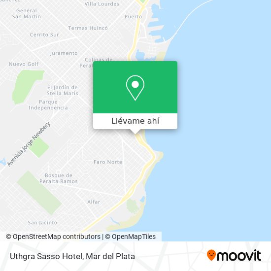 Mapa de Uthgra Sasso Hotel