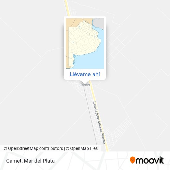 Mapa de Camet