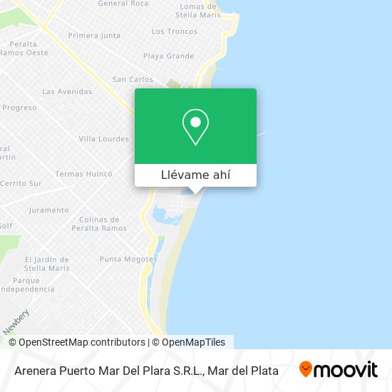 Mapa de Arenera Puerto Mar Del Plara S.R.L.