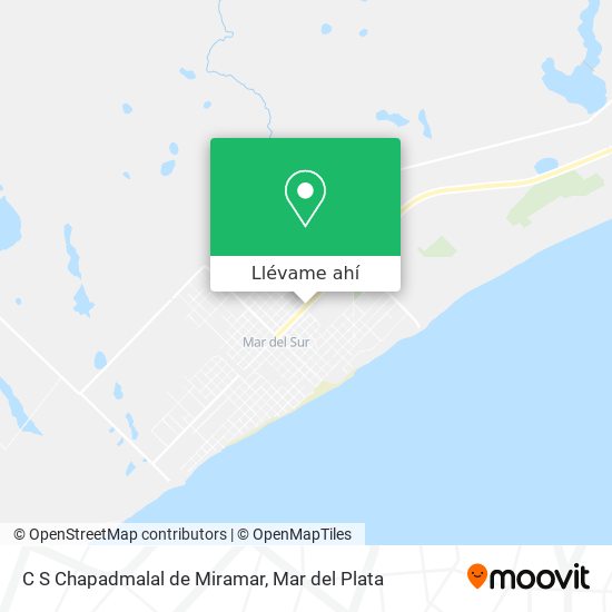 Mapa de C S Chapadmalal de Miramar