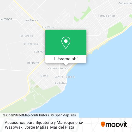 Mapa de Accesorios para Bijouterie y Marroquineria-Wasowski Jorge Matias