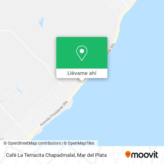 Mapa de Café La Terracita Chapadmalal