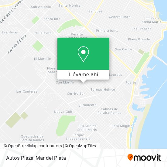 Mapa de Autos Plaza