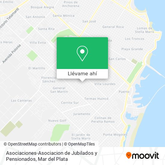 Mapa de Asociaciones-Asociacion de Jubilados y Pensionados