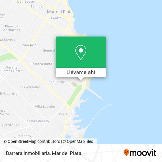 Mapa de Barrera Inmobiliaria