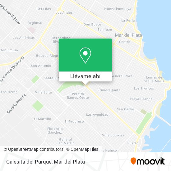 Mapa de Calesita del Parque