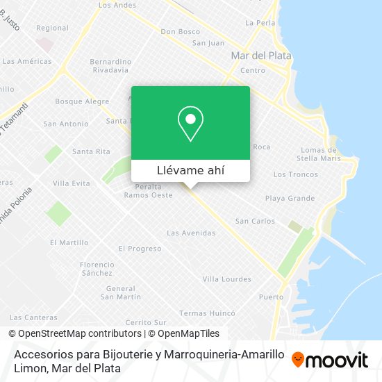 Mapa de Accesorios para Bijouterie y Marroquineria-Amarillo Limon