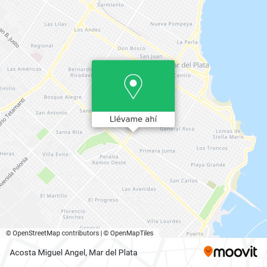 Mapa de Acosta Miguel Angel