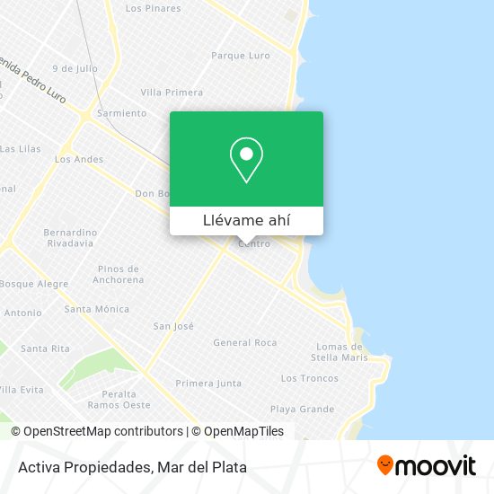 Mapa de Activa Propiedades