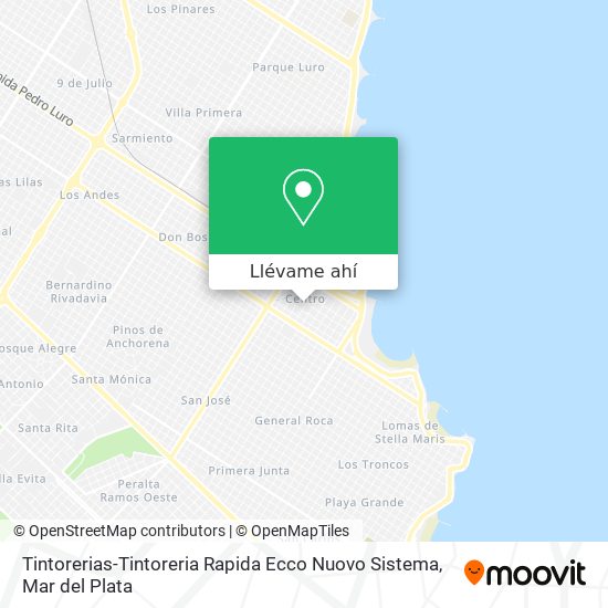 Mapa de Tintorerias-Tintoreria Rapida Ecco Nuovo Sistema