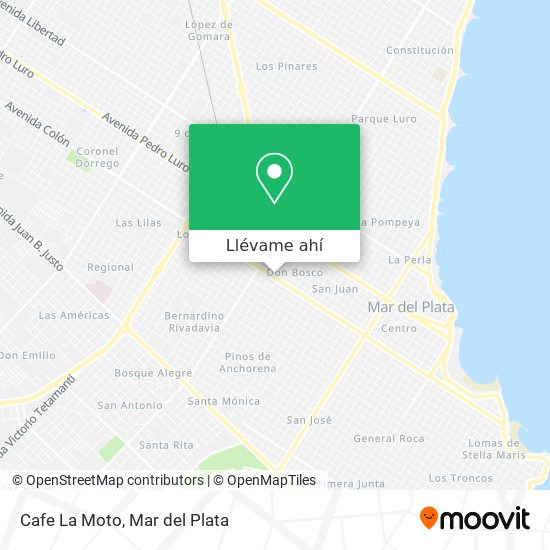 Mapa de Cafe La Moto