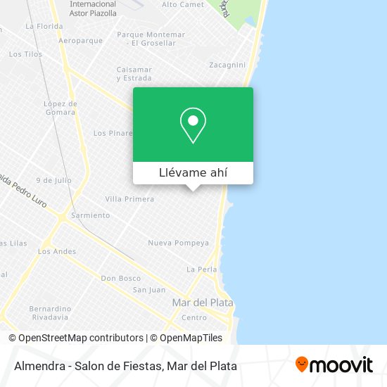 Mapa de Almendra - Salon de Fiestas