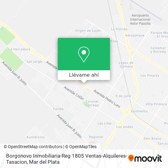 Mapa de Borgonovo Inmobiliaria-Reg 1805 Ventas-Alquileres-Tasacion