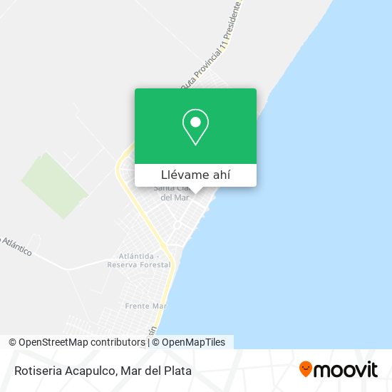 Mapa de Rotiseria Acapulco