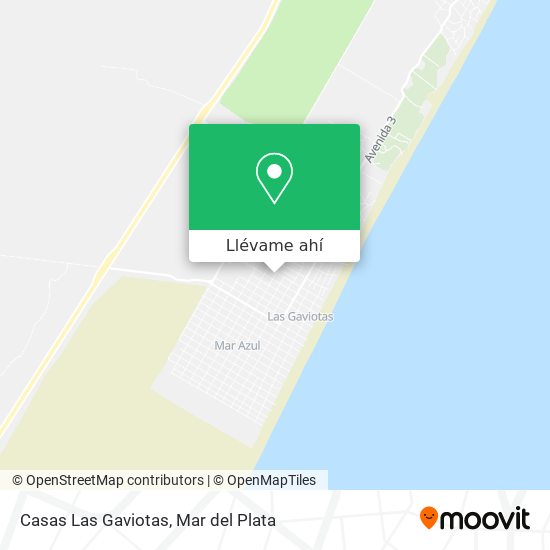 Mapa de Casas Las Gaviotas