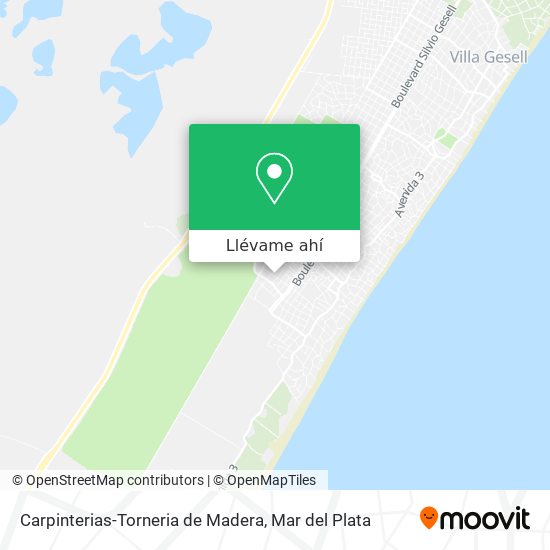 Mapa de Carpinterias-Torneria de Madera