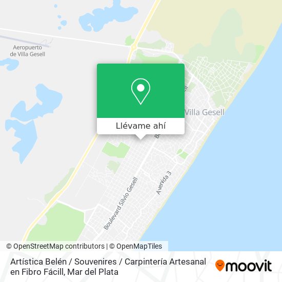 Mapa de Artística Belén / Souvenires / Carpintería Artesanal en Fibro Fácill