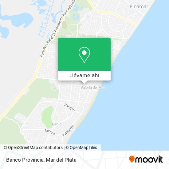 Mapa de Banco Provincia