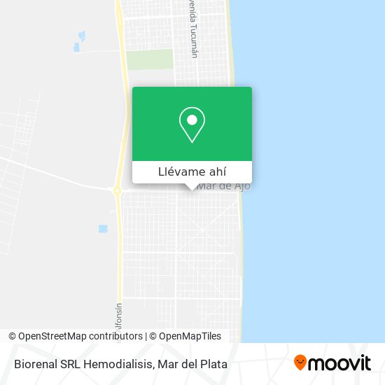 Mapa de Biorenal SRL Hemodialisis