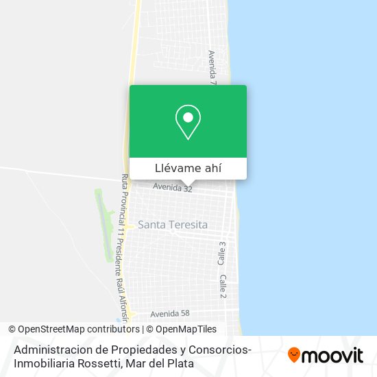 Mapa de Administracion de Propiedades y Consorcios-Inmobiliaria Rossetti