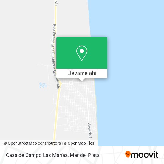 Mapa de Casa de Campo Las Marías