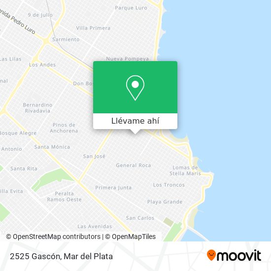 Mapa de 2525 Gascón