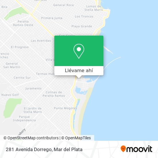 Mapa de 281 Avenida Dorrego