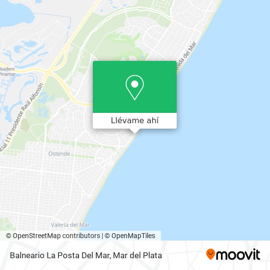 Mapa de Balneario La Posta Del Mar