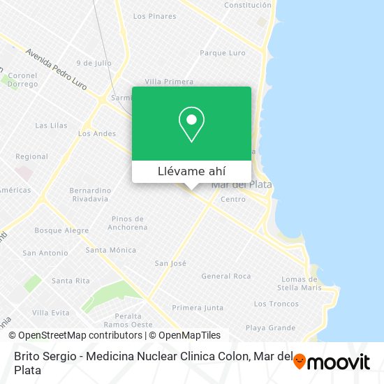 Mapa de Brito Sergio - Medicina Nuclear Clinica Colon