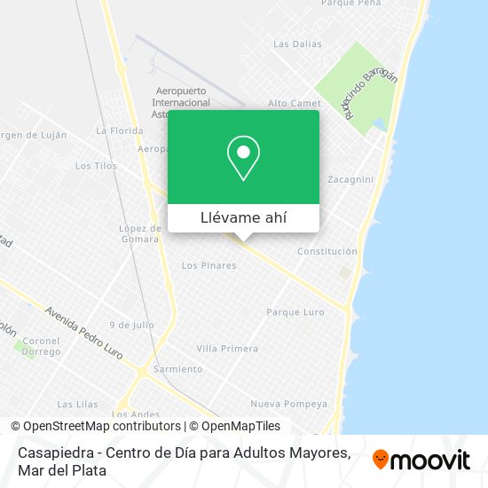 Mapa de Casapiedra - Centro de Día para Adultos Mayores