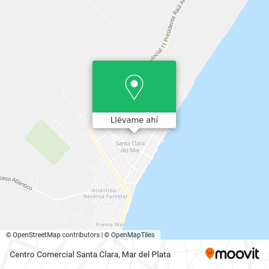 Mapa de Centro Comercial Santa Clara