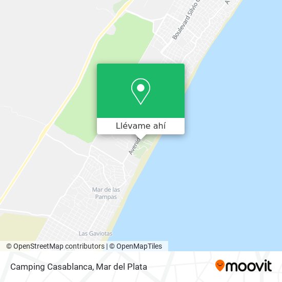 Mapa de Camping Casablanca