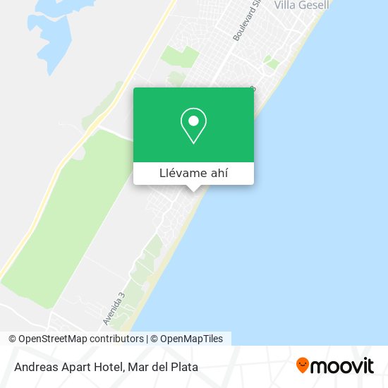 Mapa de Andreas Apart Hotel