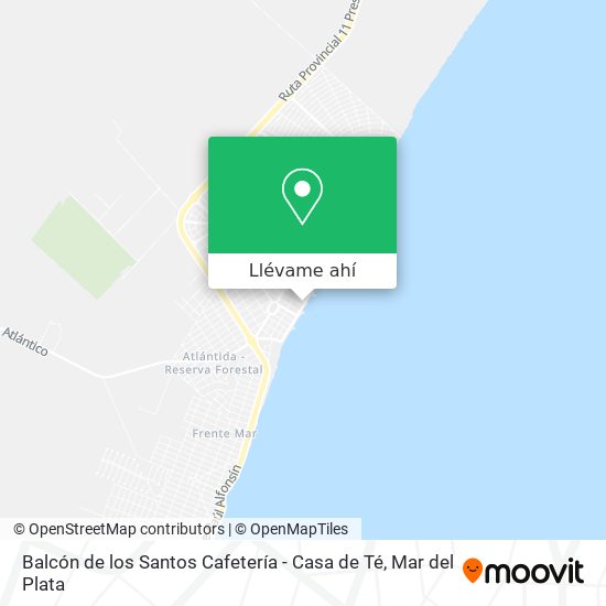 Mapa de Balcón de los Santos Cafetería - Casa de Té