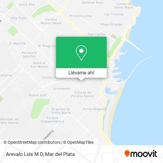 Mapa de Arevalo Luis M D