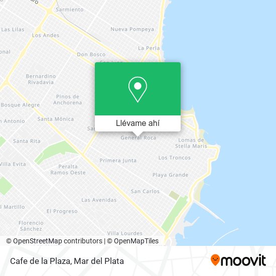 Mapa de Cafe de la Plaza