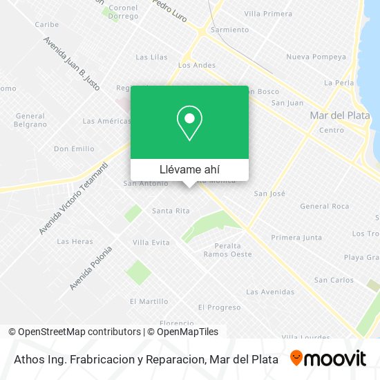 Mapa de Athos Ing. Frabricacion y Reparacion