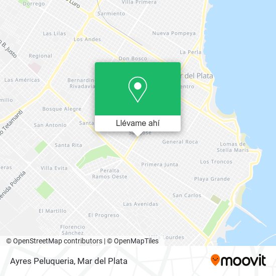 Mapa de Ayres Peluqueria