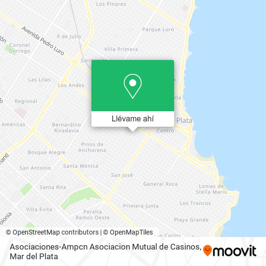 Mapa de Asociaciones-Ampcn Asociacion Mutual de Casinos