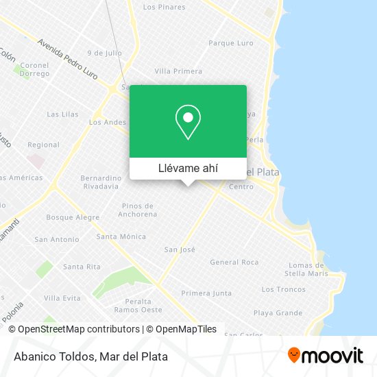 Mapa de Abanico Toldos