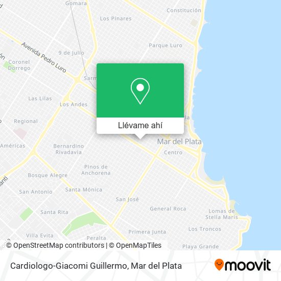 Mapa de Cardiologo-Giacomi Guillermo