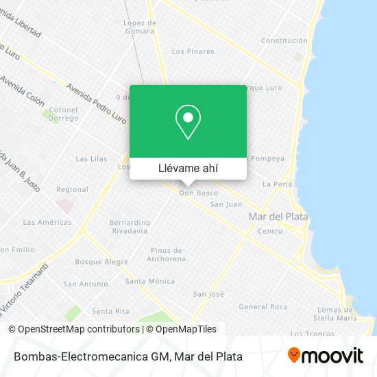 Mapa de Bombas-Electromecanica GM