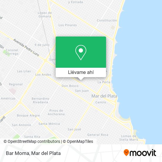 Mapa de Bar Moma