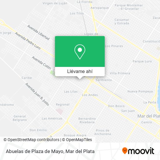 Mapa de Abuelas de Plaza de Mayo