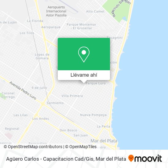 Mapa de Agüero Carlos - Capacitacion Cad / Gis