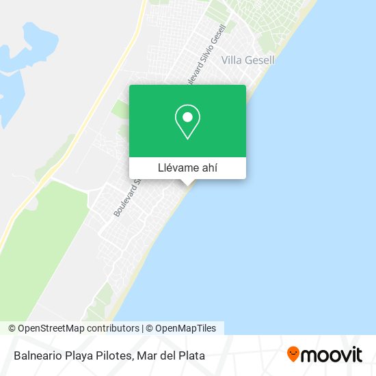 Mapa de Balneario Playa Pilotes